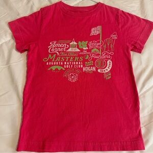 The Masters Pink Golf Youth T-Shirt size xsmall